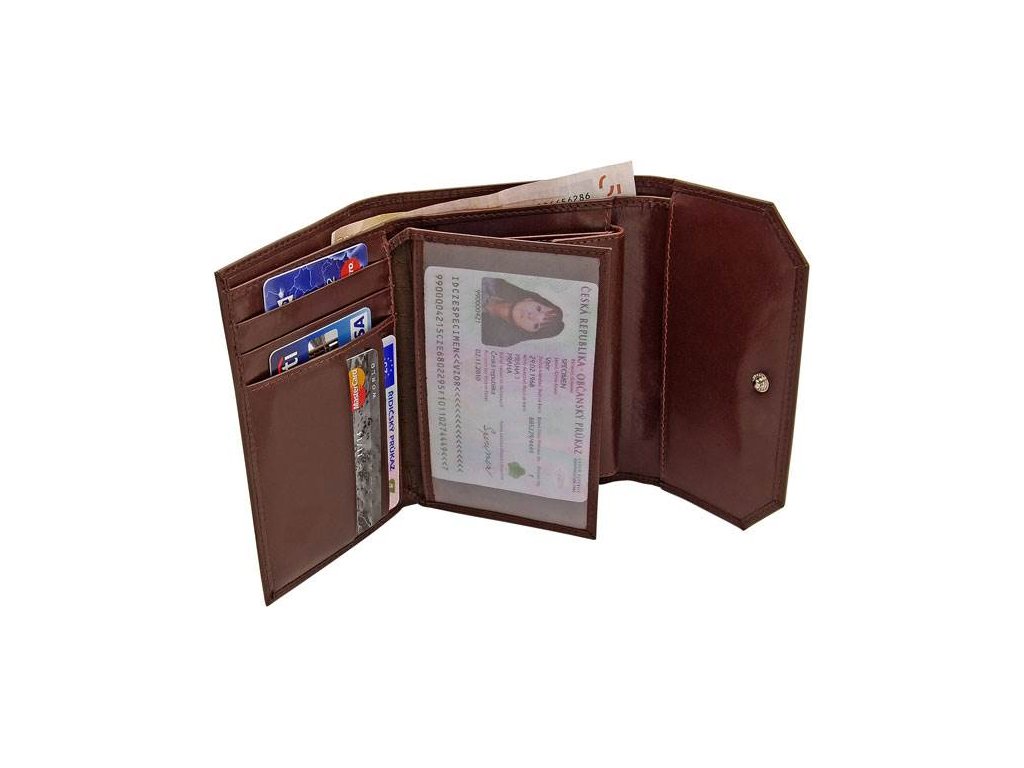 Vnitřek peněženky - mince