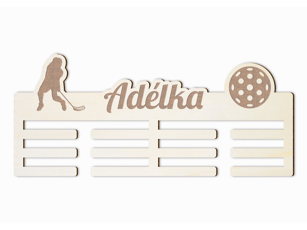 Věšák na medaile - dívka